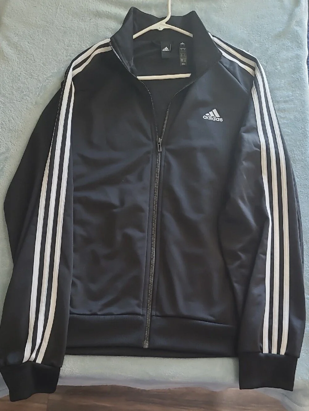 adidas Classic Track Jacket with White Stripes